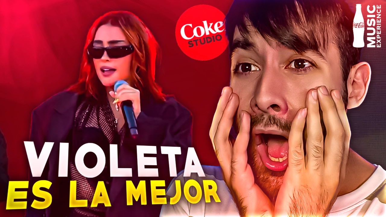 REACCIÓN a VIOLETA en Coca-Cola Music Experience 2024 | INEDITO - MI CONDENA - PALMAS Y DESAMORES ♥