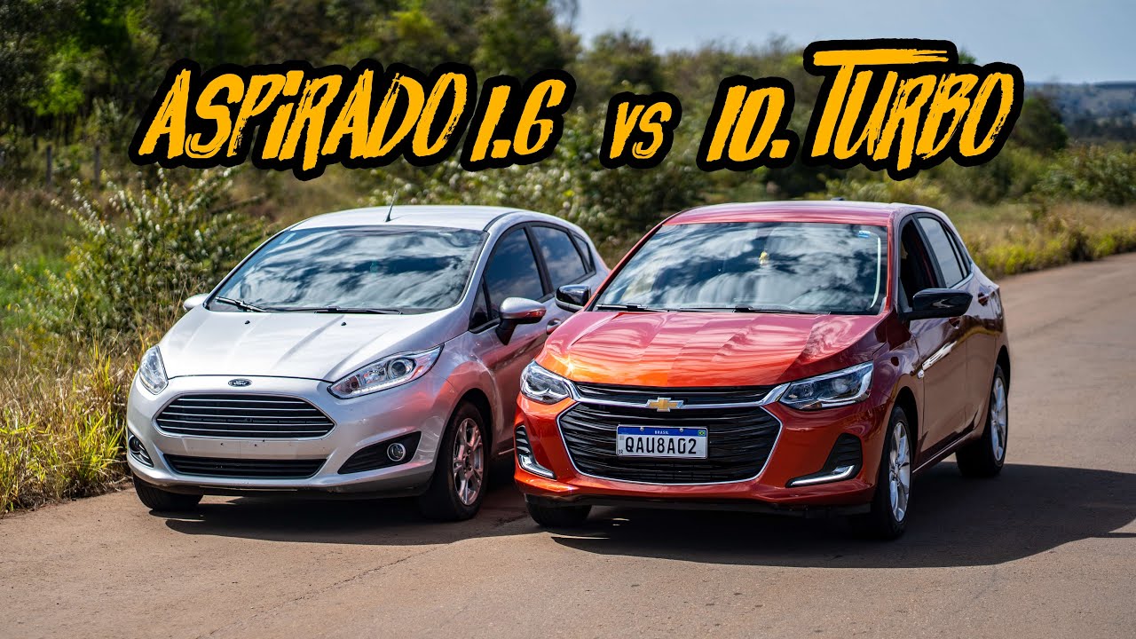 FIESTA 1.6 MANUAL VS ONIX 1.0 TURBO AUTOMATICO!