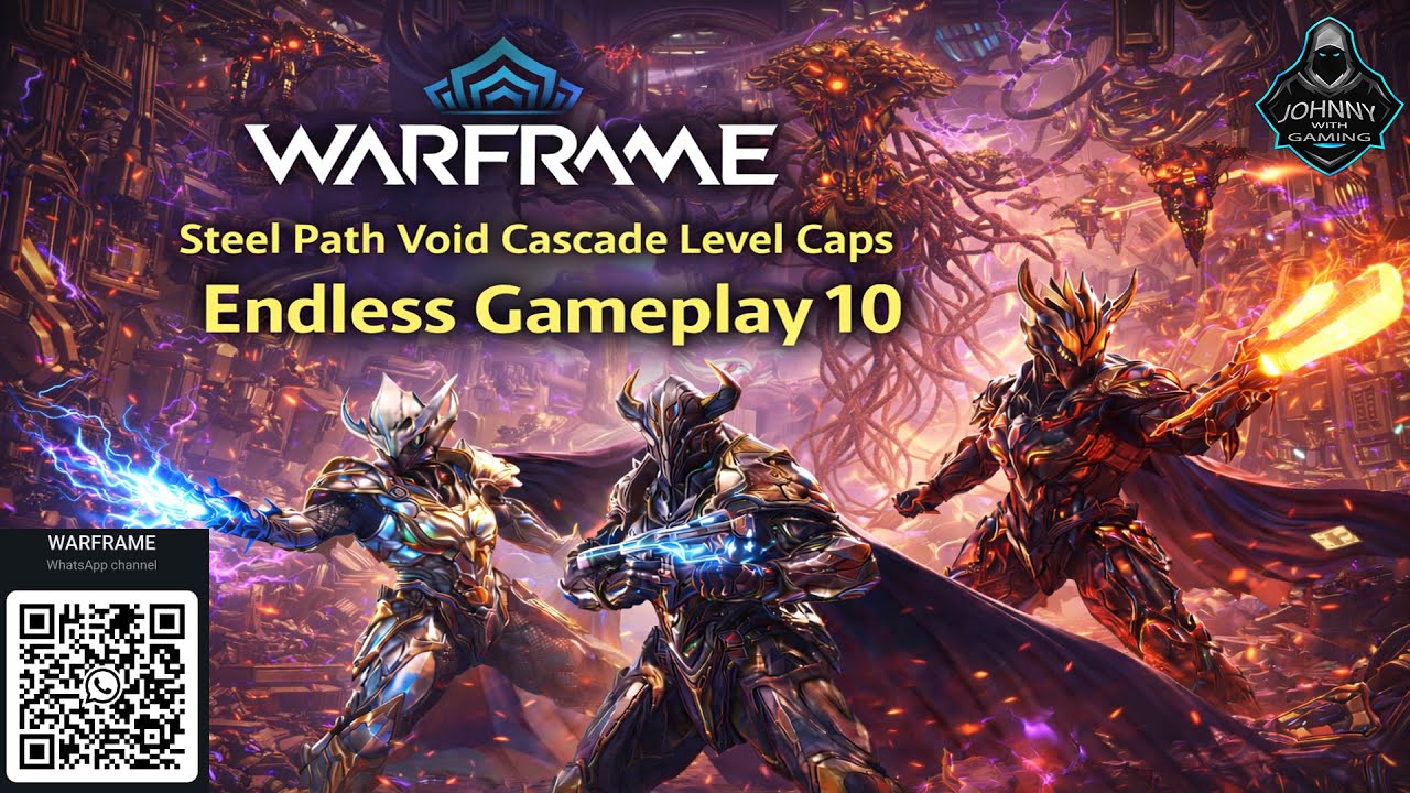 WARFRAME: Steel Path Void Cascade Level Cap Endless Gameplay 10 (2026)