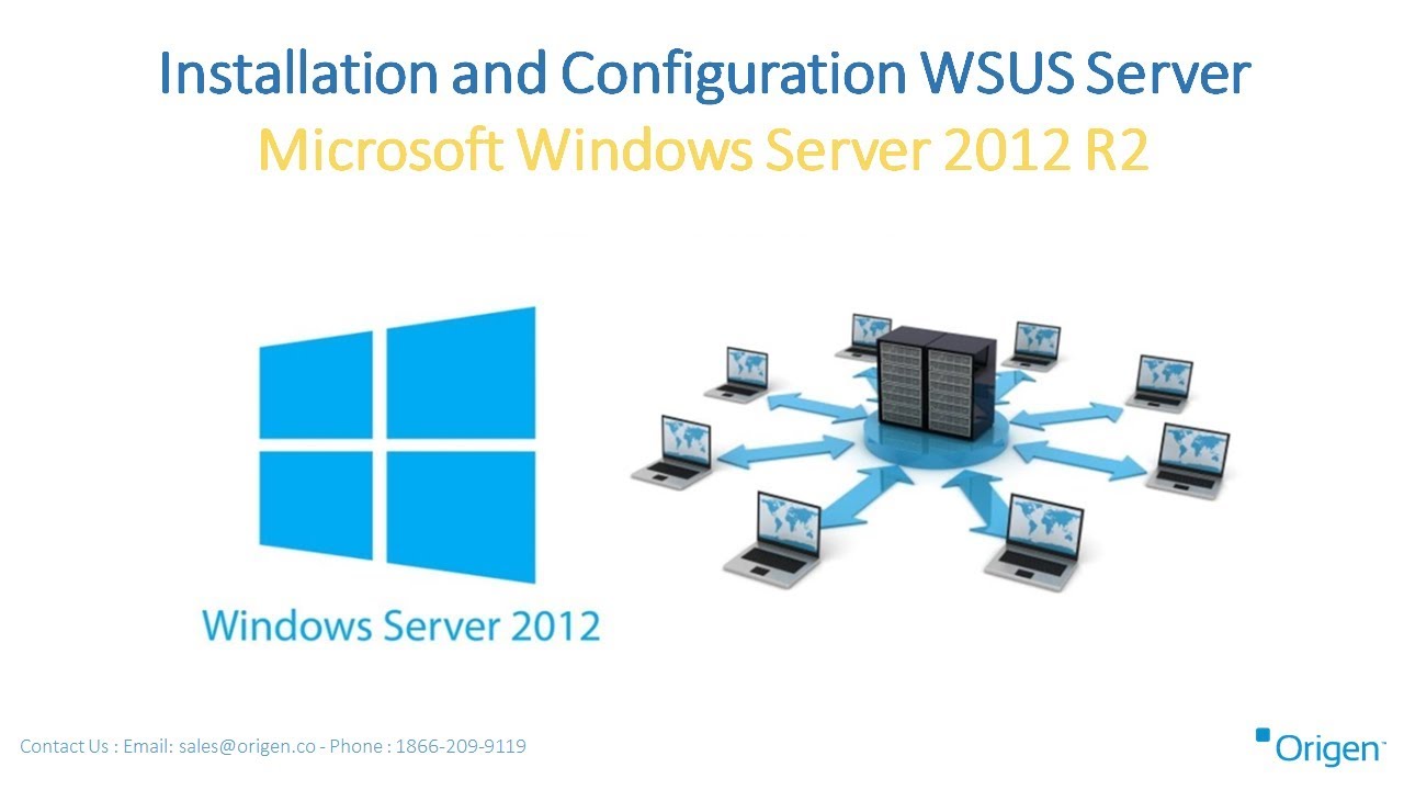 Installation and Configuration WSUS Server Microsoft Windows Server 2012 R2