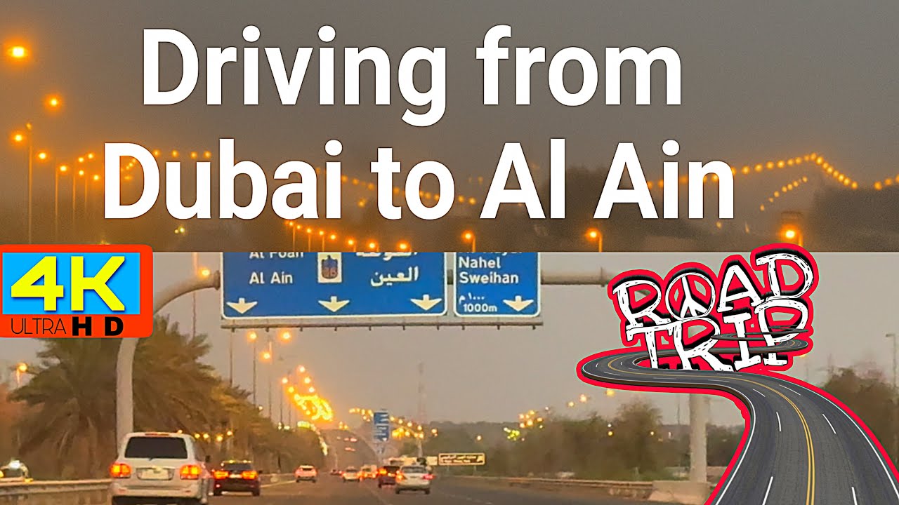 Dubai to Al Ain Road Trip | Scenic Drive UAE 🇦🇪 | June 2025 [4K]