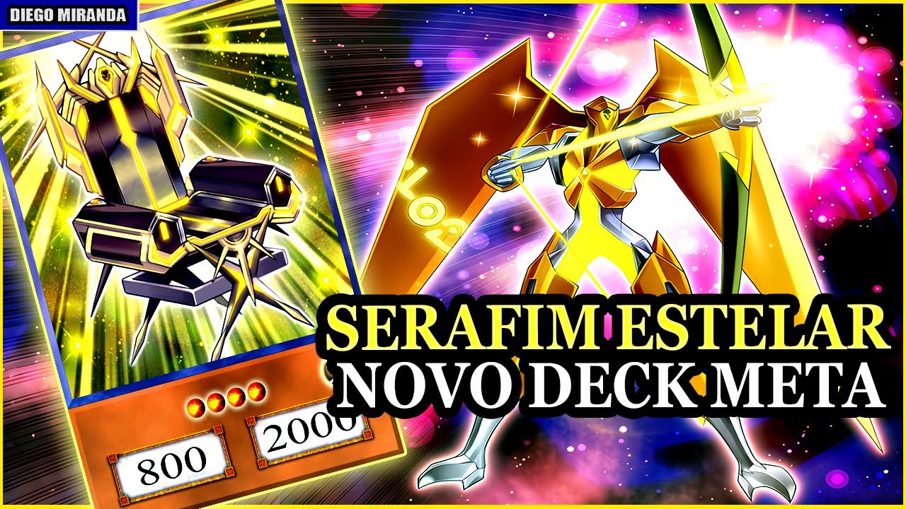 NOVO SERAFIM ESTELAR VULGO CADEIRANTE DECK META!! COM NOVA SKILL DO DUMON - Yu-Gi-Oh Duel Links