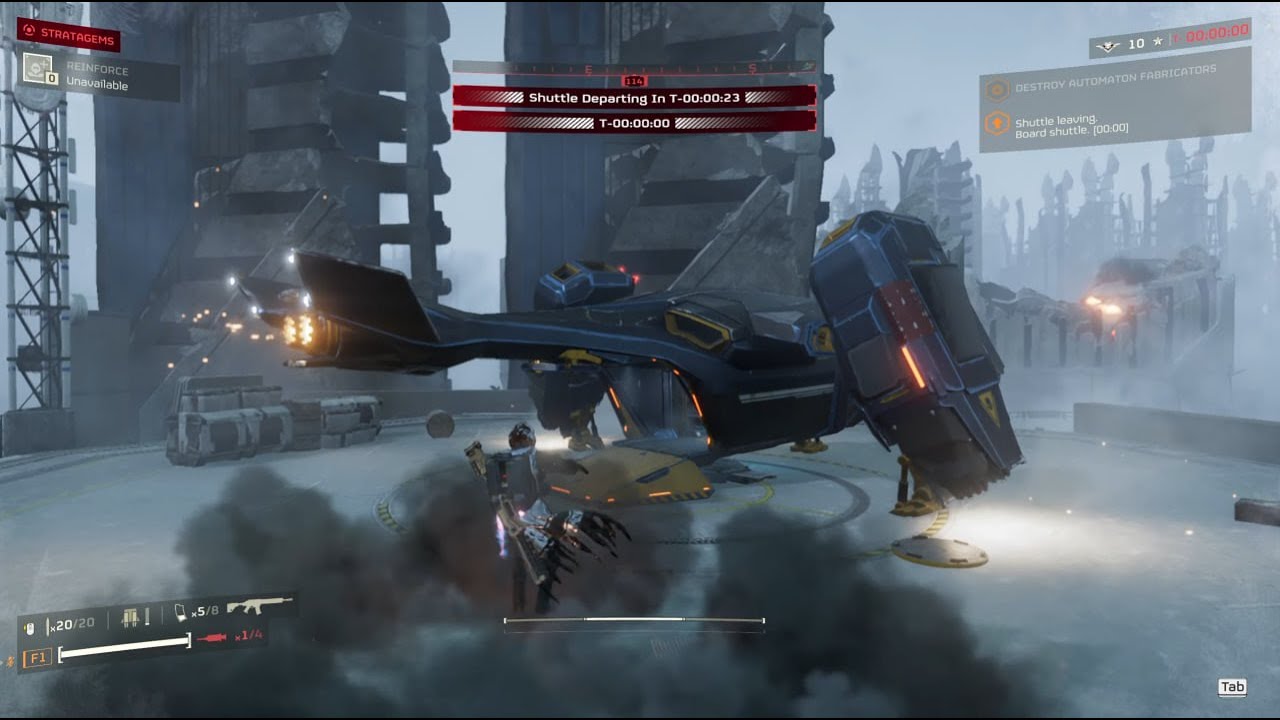 Helldivers 2 - SuperHelldive Solo Bots Silver commando
