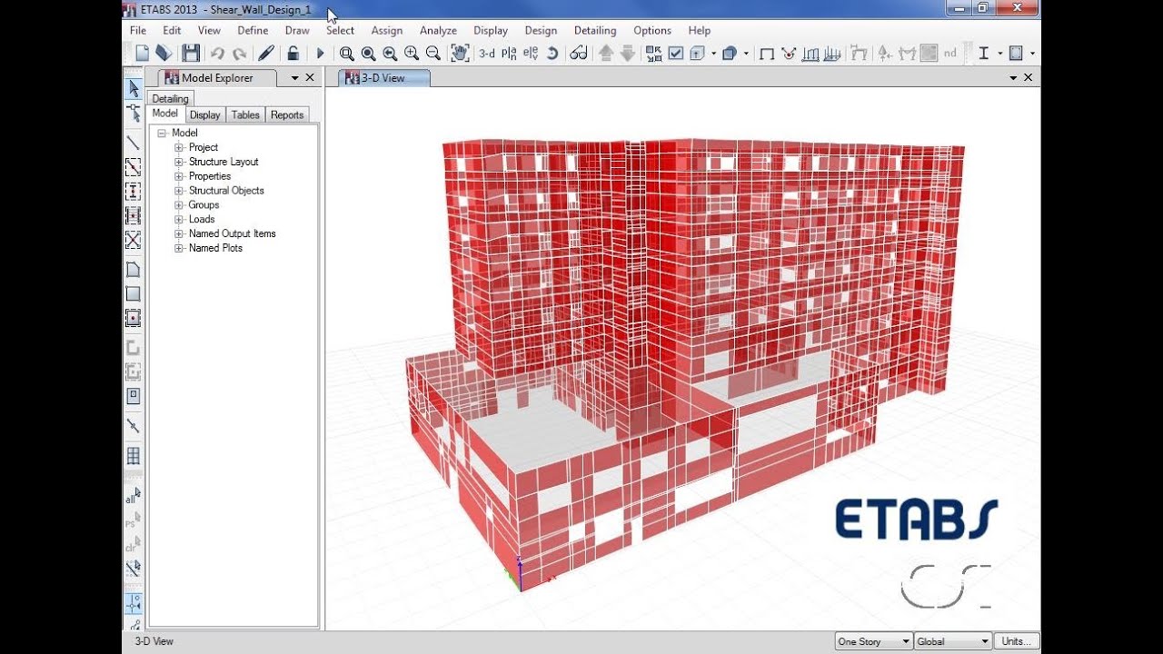ETABS - 09 Shear Wall Design and Optimization: Watch & Learn