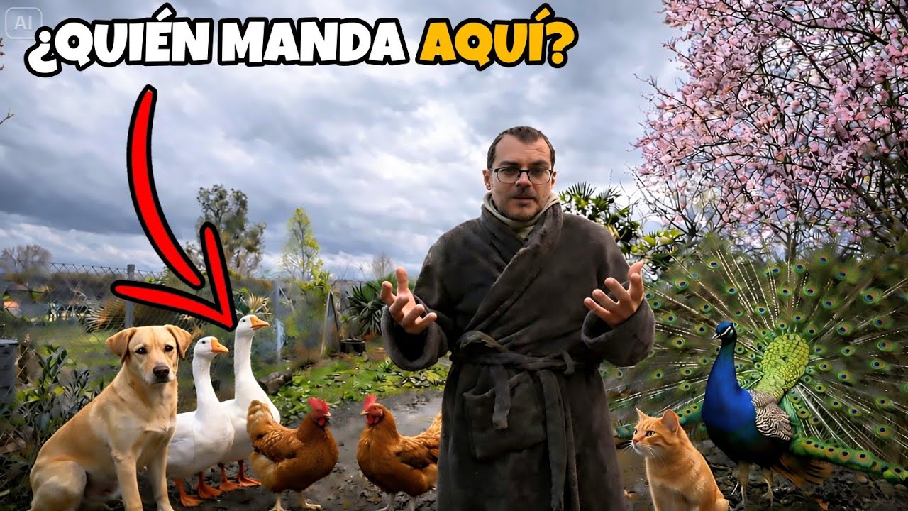 ¿Cómo es la convivencia entre todos los animales de la parcela? Descubrimos quién manda.