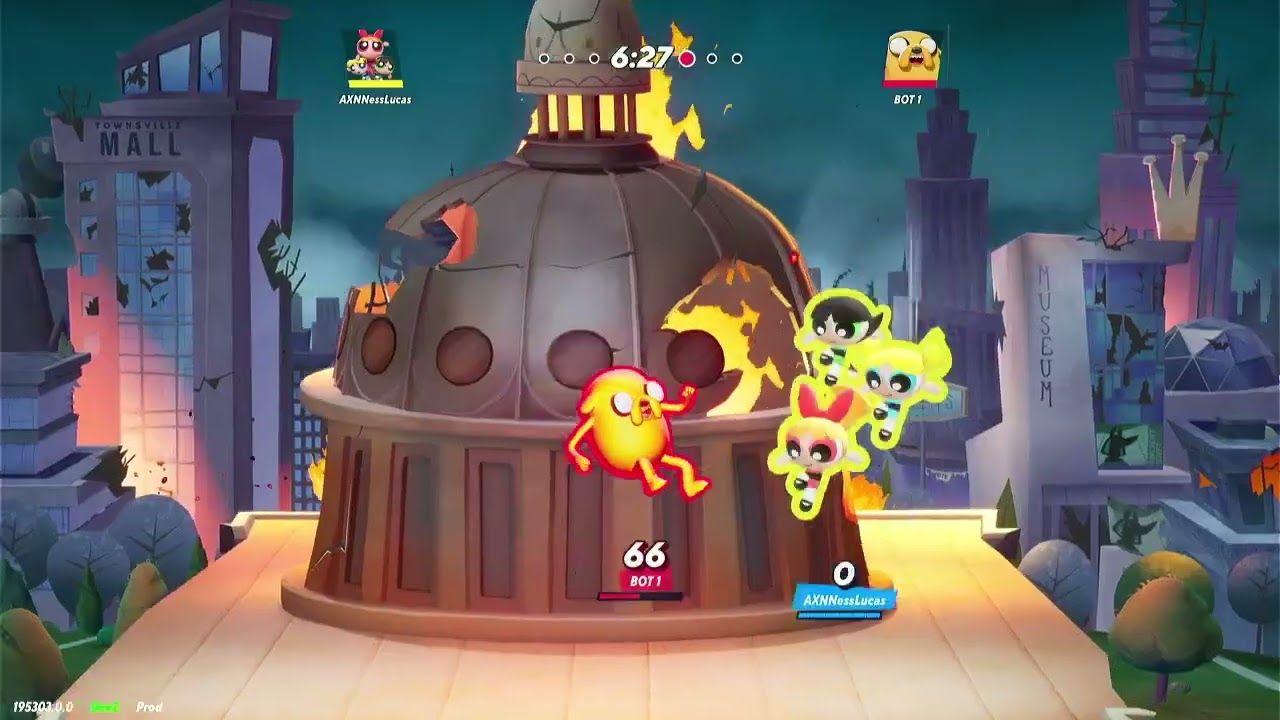 MultiVersus (PS5) The Powerpuff Girls Vs Jake Gameplay