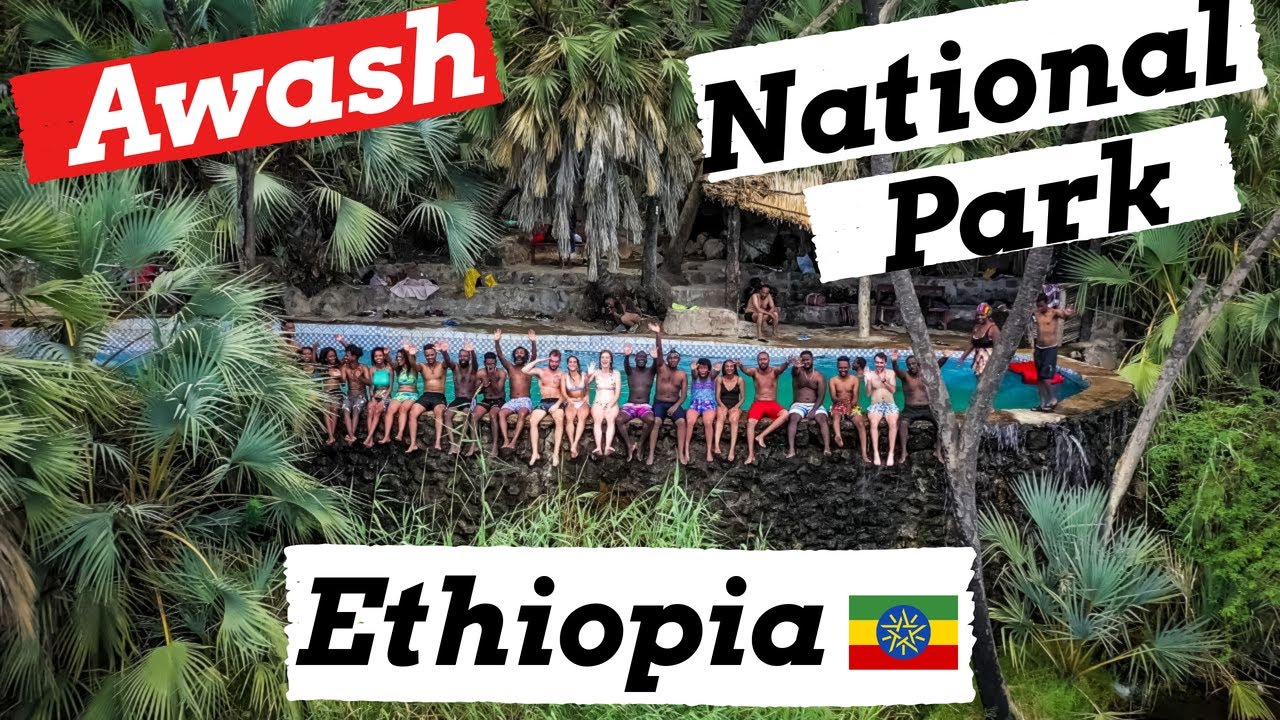 Ethiopia's Awash National Park - Chasing Waterfalls,  Camel Whispering and Swimming with crocs PT1