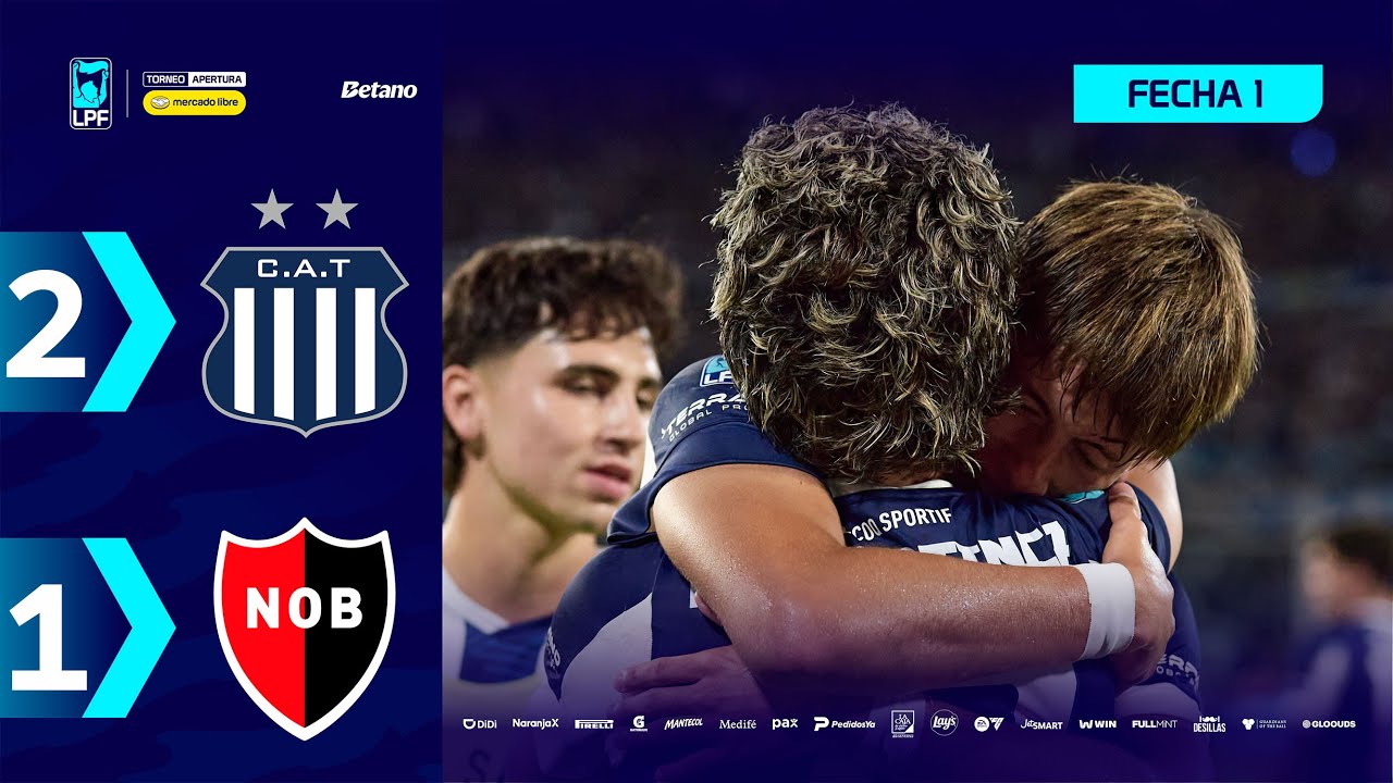 TALLERES 2 - 1 NEWELL'S | Resumen del partido | #TorneoMercadoLibre 2026 🏆