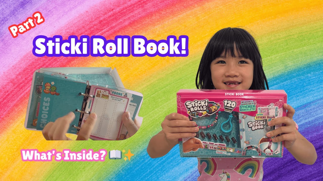 Sticki Roll Collection Book REVEAL! 🩷📚 What’s Inside? | Part 2