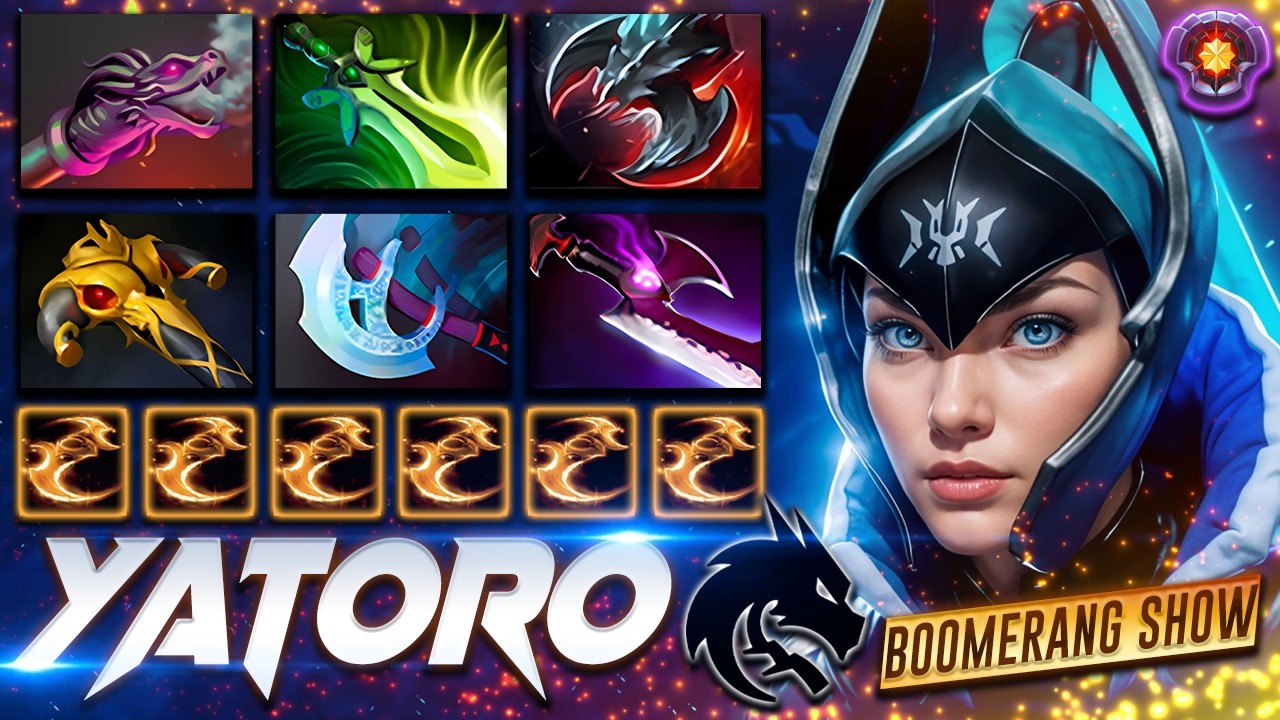 Yatoro Luna - BOOMERANG SHOW - Dota 2 Pro Gameplay [Watch & Learn]