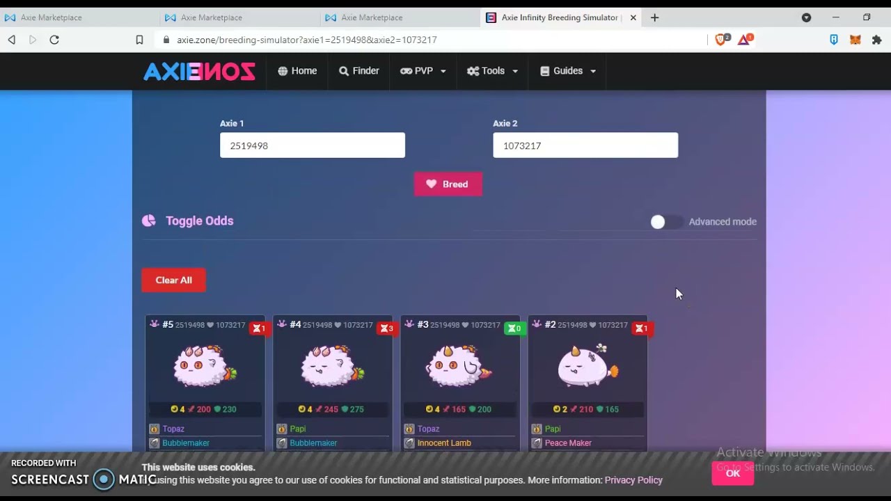 breeding simulator | axie | tagalog