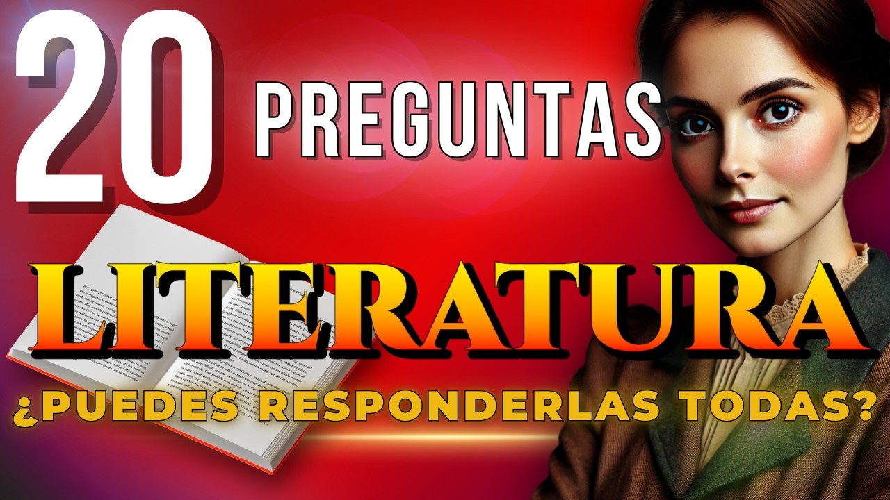 📚 ¿Cuánto Sabes de LITERATURA UNIVERSAL? | Test de Libros y Autores Clásicos 🎓