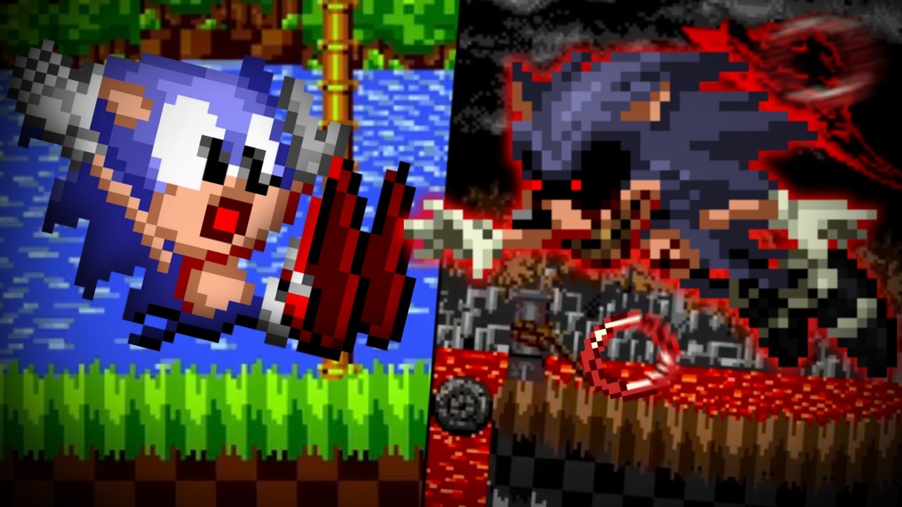 Испытание X — ЛЕГКОЕ, как они говорили. (Sonic.EXE — обычная игра для фанатов Соника)