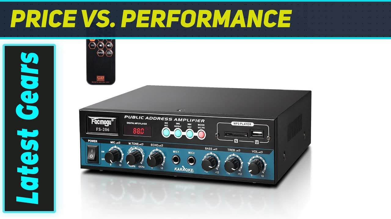 Facmogu FS-206 PA Amplifier: Best Compact Powerhouse?