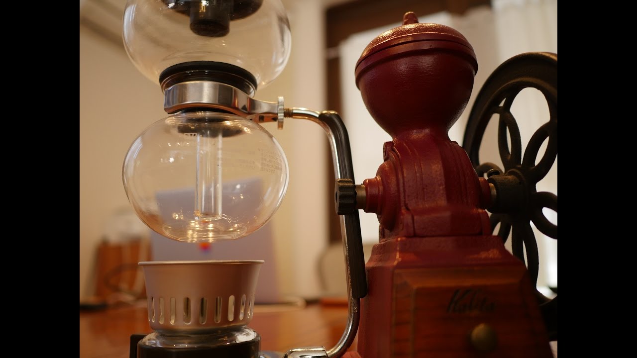 サイフォンで美味しそうなコーヒーを淹れる動画 　I brewed coffee with siphon