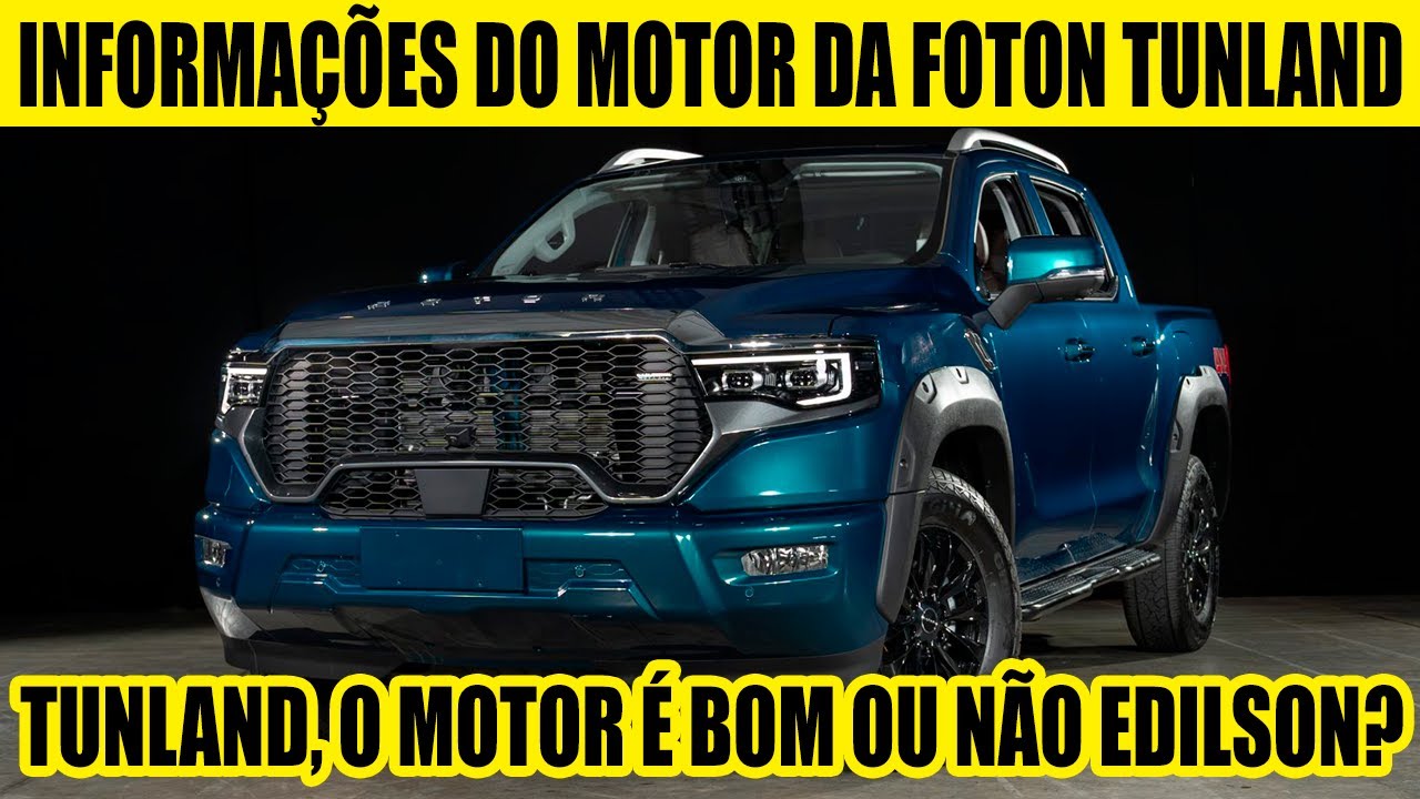 MOTOR A DIESEL DA FOTON TUNLAND É BOM OU NÃO EDILSON SANTOS