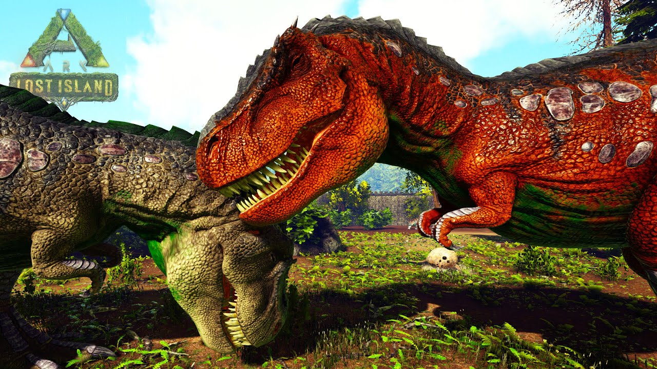 LA PAREJA PERFECTA! MI NUEVO TIRANOSAURUS REX CHETADO! Lost Island ARK La Isla Perdida