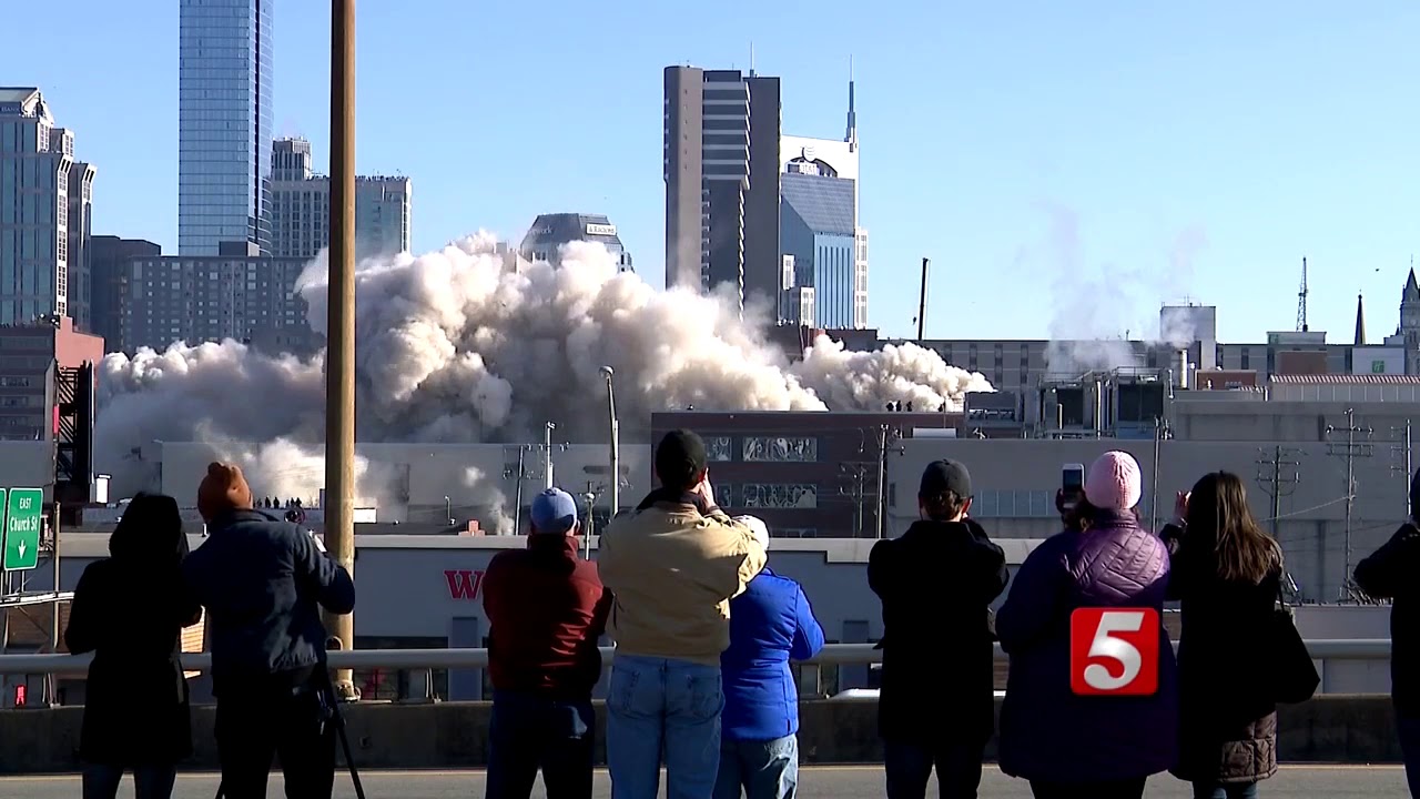 VIDEO: LifeWay Tower Imploded In Downtown Nashville