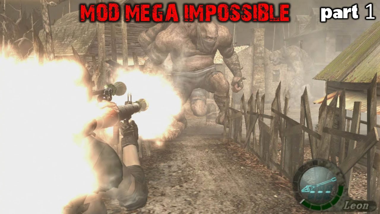 Resident Evil 4 Mod Mega Impossible (gameplay) part 1