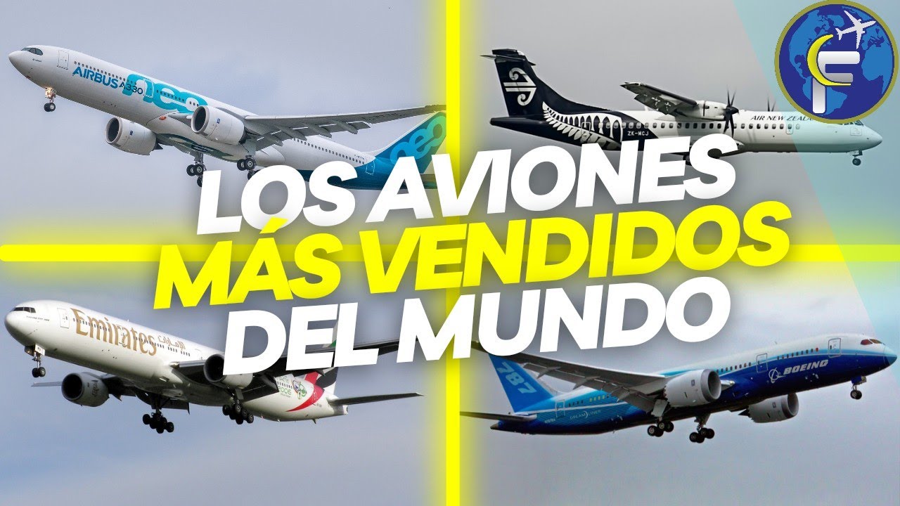 TOP 10 Los Aviones MAS VENDIDOS del Mundo