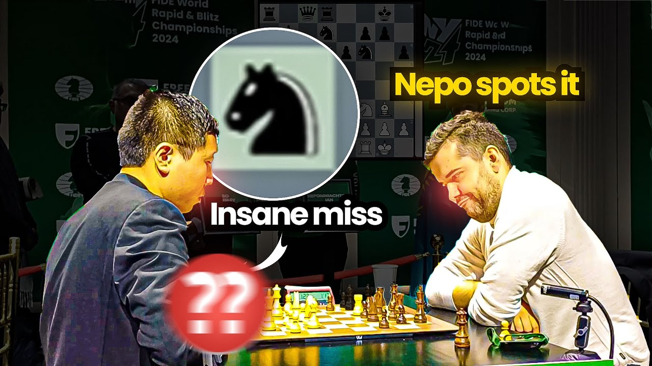 INSANE MISS!! Ian Nepomniachtchi vs Wesley So | FIDE World Blitz 2024, Semi Finals Game 3