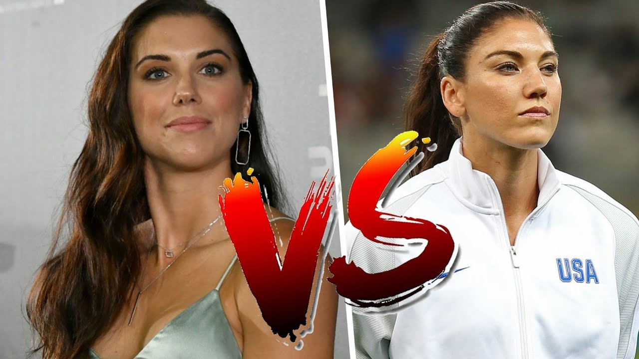 Alex Morgan Vs Hope Solo Comparison | Celebrity Clash