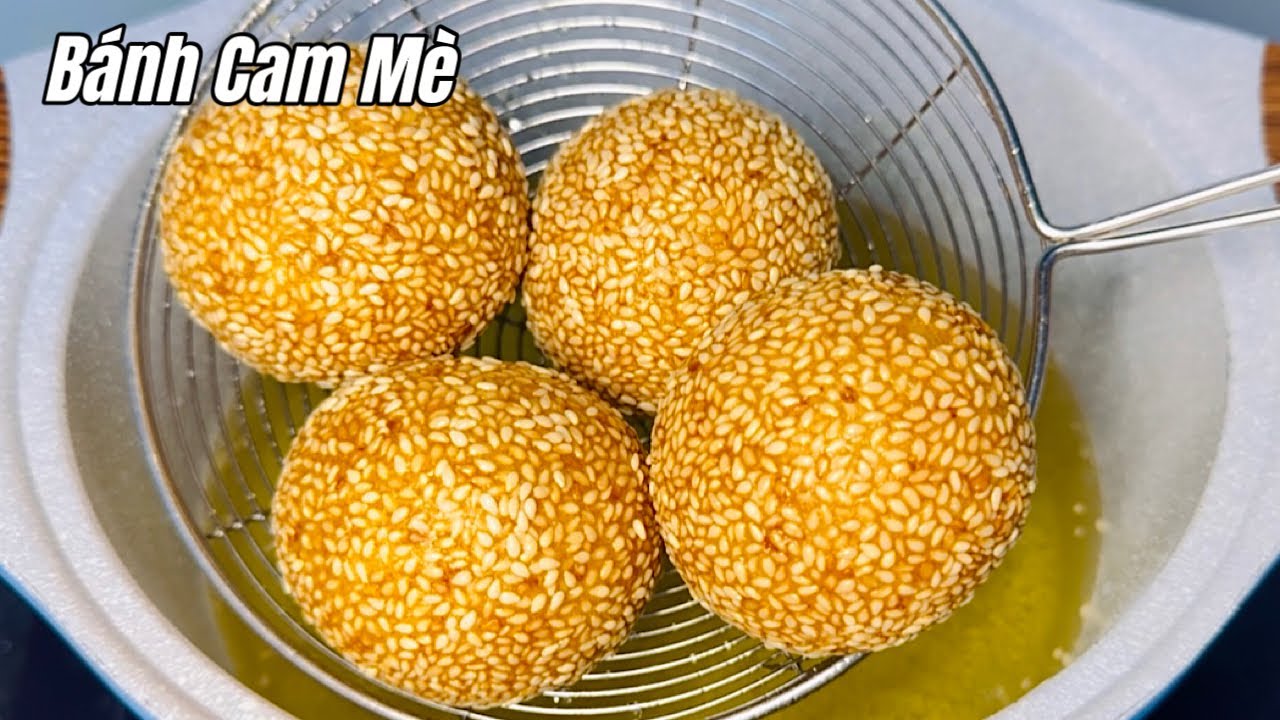 Làm Bánh Cam Mè, Chỉ Cần Thêm Thứ Này Bánh Giòn Không Cứng, Căng Phồng Thơm Lừng #293 