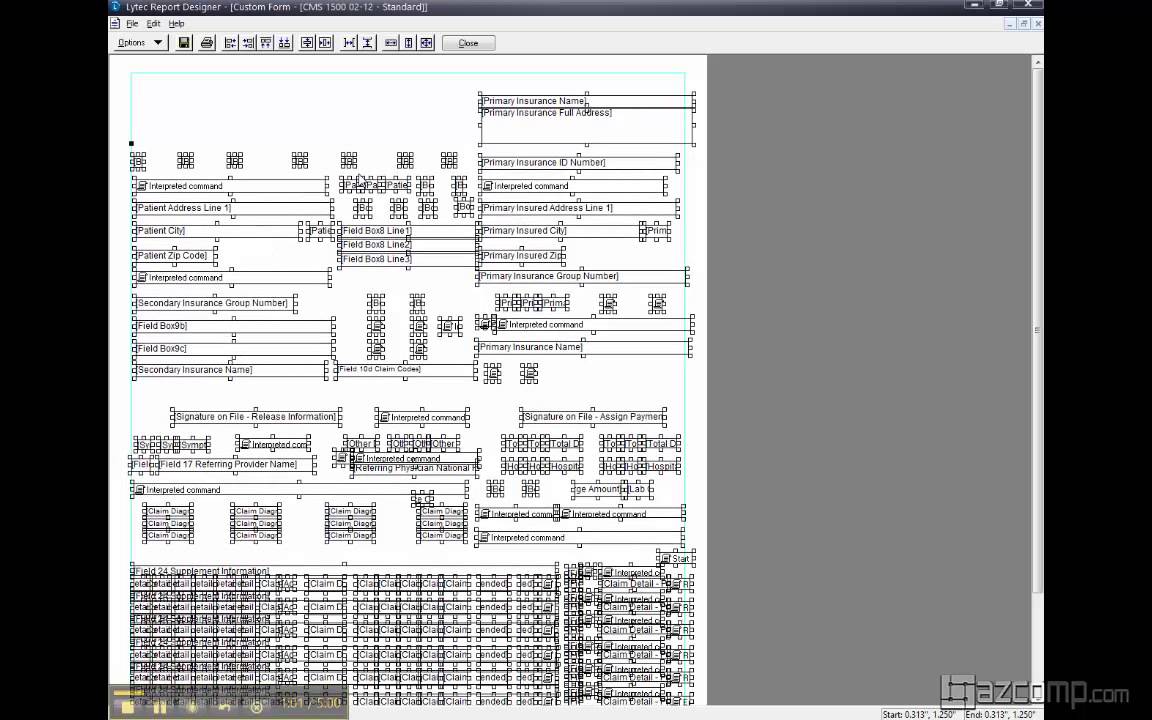 How To Align The Print Template Of Your Claim Form In Lytec 2014