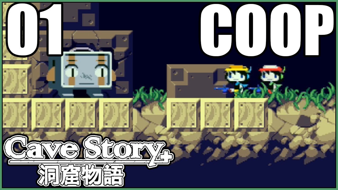MIMIGA VILLAGE, BALROG BOSS FIGHT COOP Cave Story+ Plus Multiplayer Gameplay Part 1 - DarkLightBros