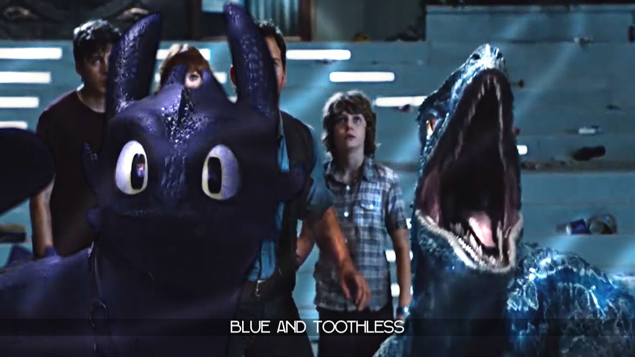 Blue & Toothless Vs Indominus Rex // Will you fight