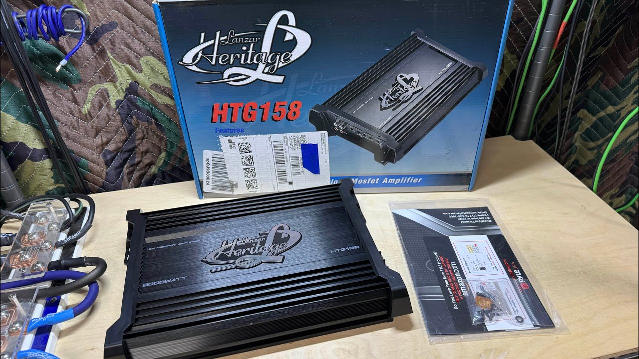 Lanzar HTG158 Amp Dyno and Overview