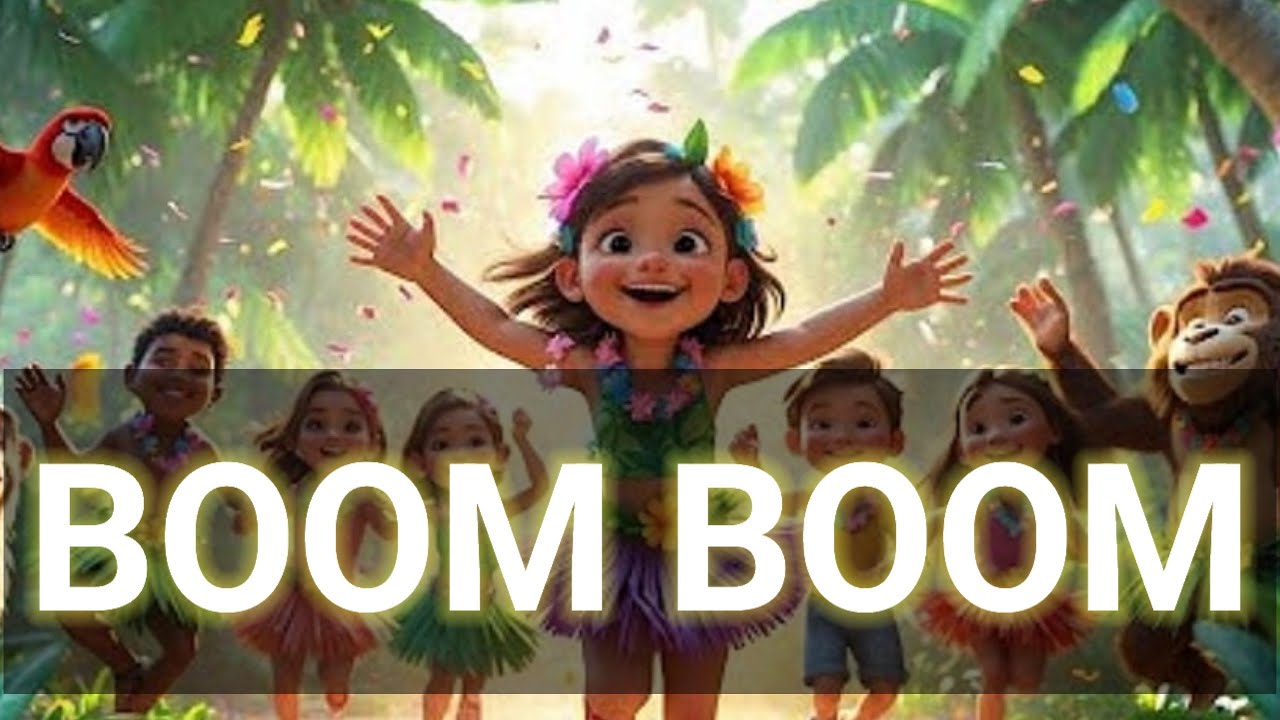 Boom Boom Jungle Parade 🐘🦒 | Ultimate Kids Song with Animals | Nursery Rhymes for Toddlers