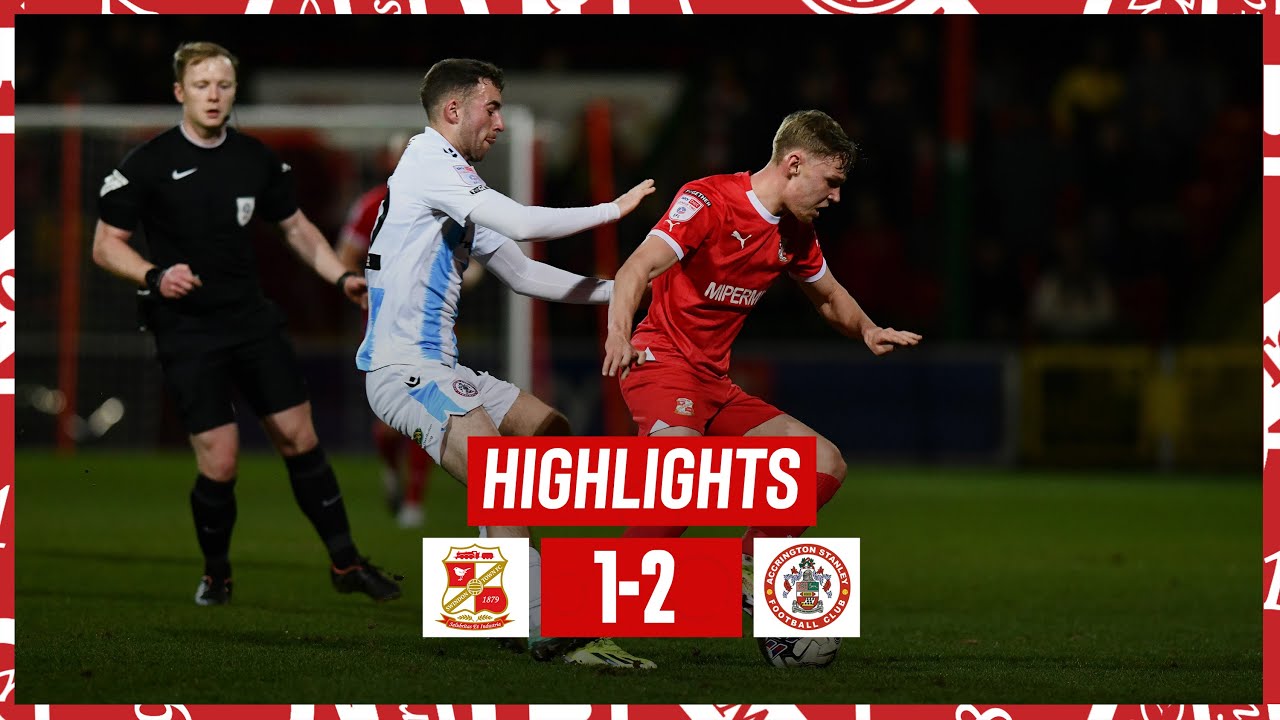 Extended Highlights: Swindon Town vs Accrington Stanley