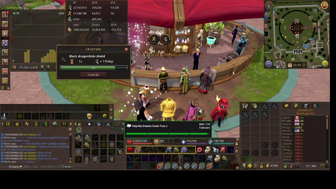 RuneScape Livestream. Come Chill and Watch