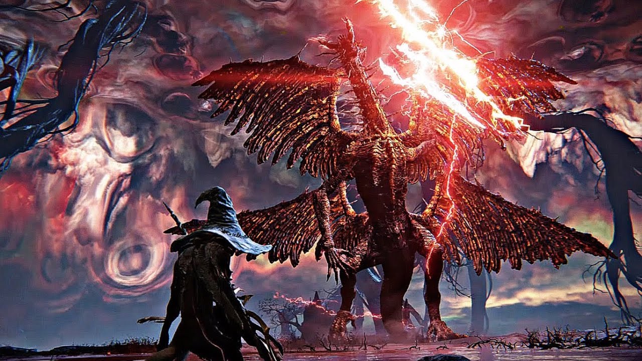 Elden Ring - Lichdragon Fortissax Cinematic Fight (epic OST sync)