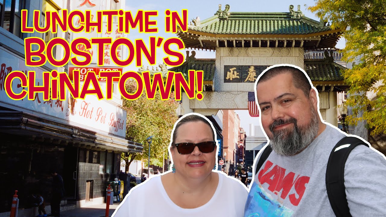 Having Lunch in Boston's Chinatown!