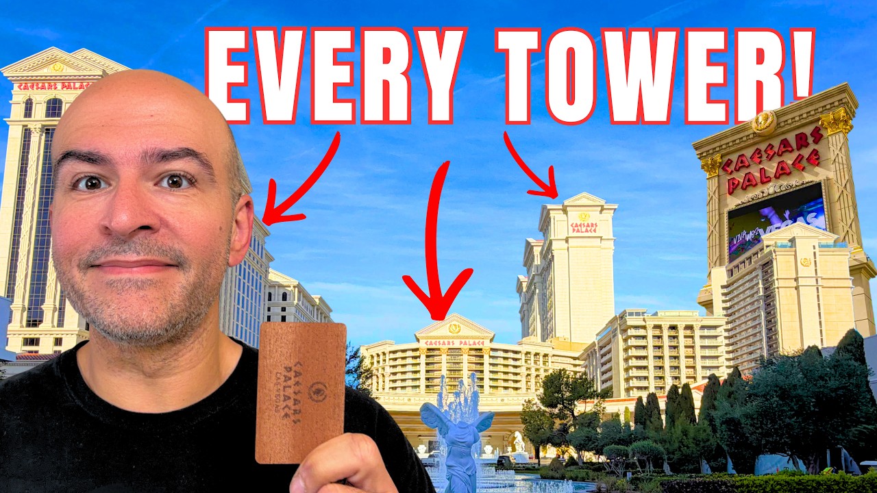Проживание во ВСЕХ башнях Caesars Palace в Лас-Вегасе