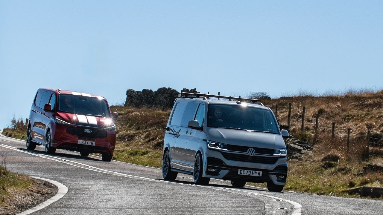 When two titans come head to head. The VW Transporter T6.1 vs the Ford Transit custom sport 2025