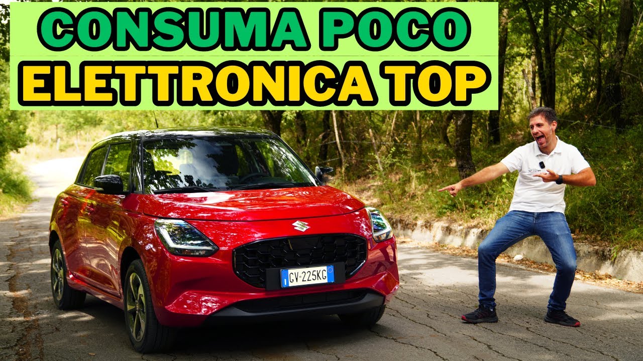 Prova Suzuki Swift 2024: lei è sempre una gran CONFERMA! [Elettronica TOP e 4WD]