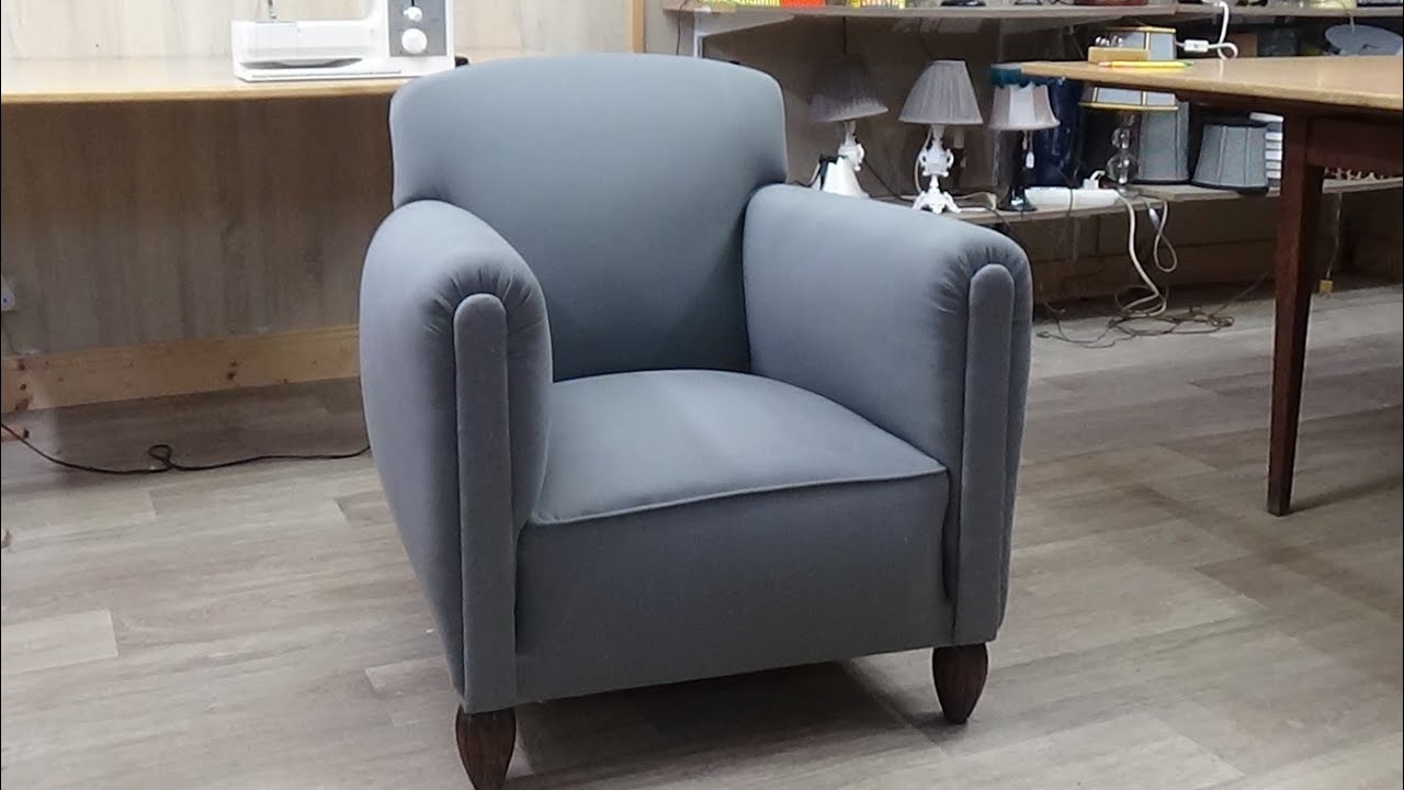 Confectionner des manchettes d'un fauteuil club