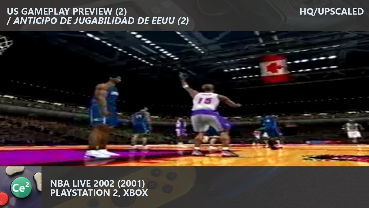 NBA Live 2002 | PS2/Xbox | 2001 | Video Game US Gameplay Preview (2) | HQ/Upscaled