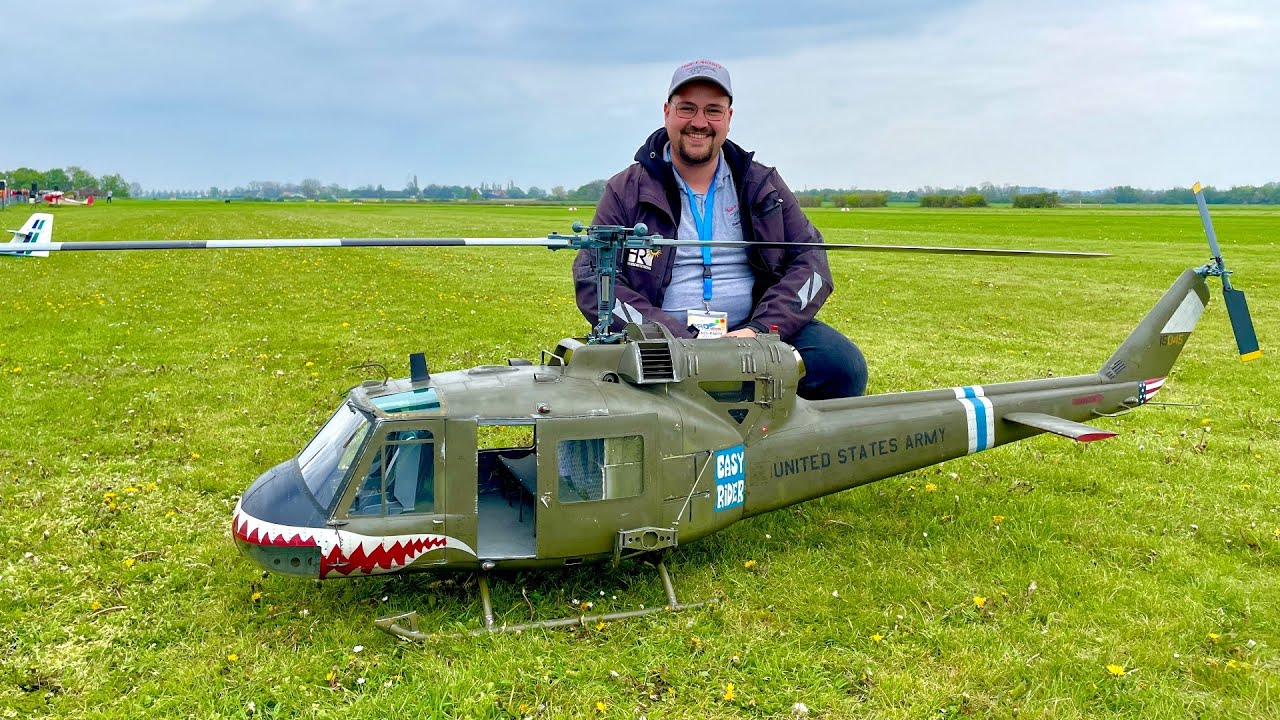 XXL RC Bell 204 UH-1 Easy Rider с турбиной от Helifactory