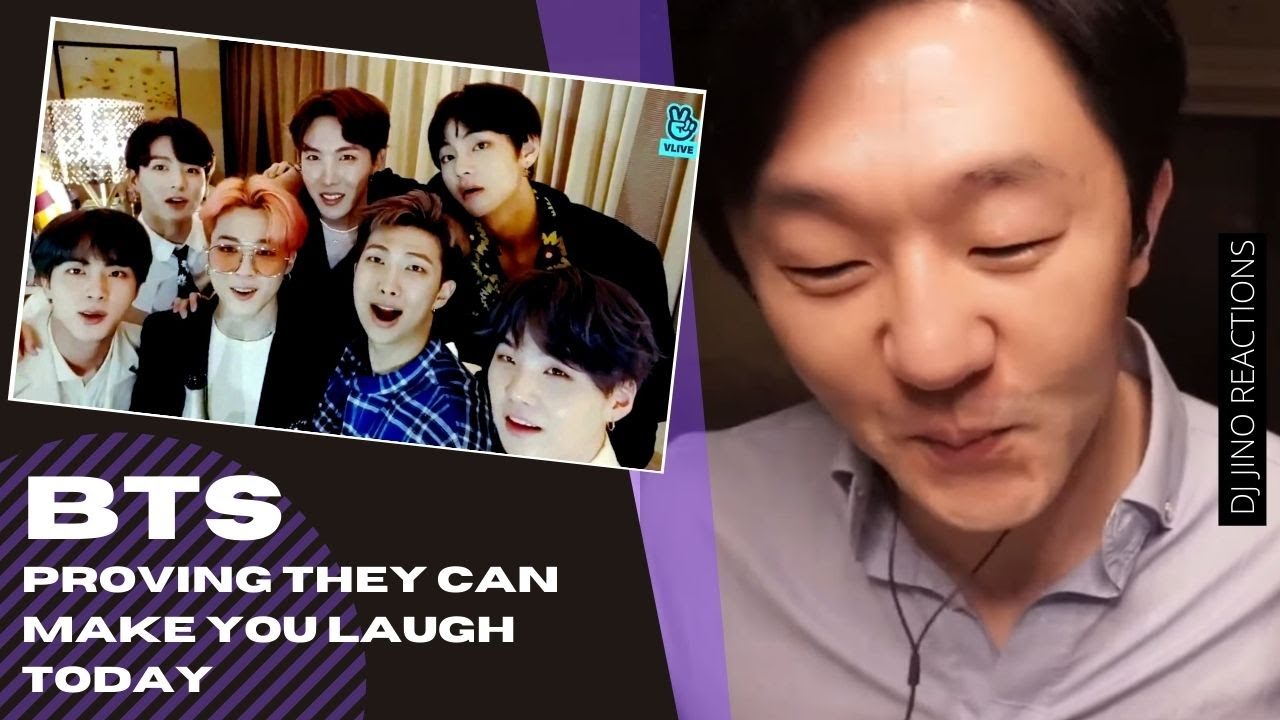 DJ REACTION to KPOP - BTS PROVING THEY CAN MAKE YOU LAUGH TODAY