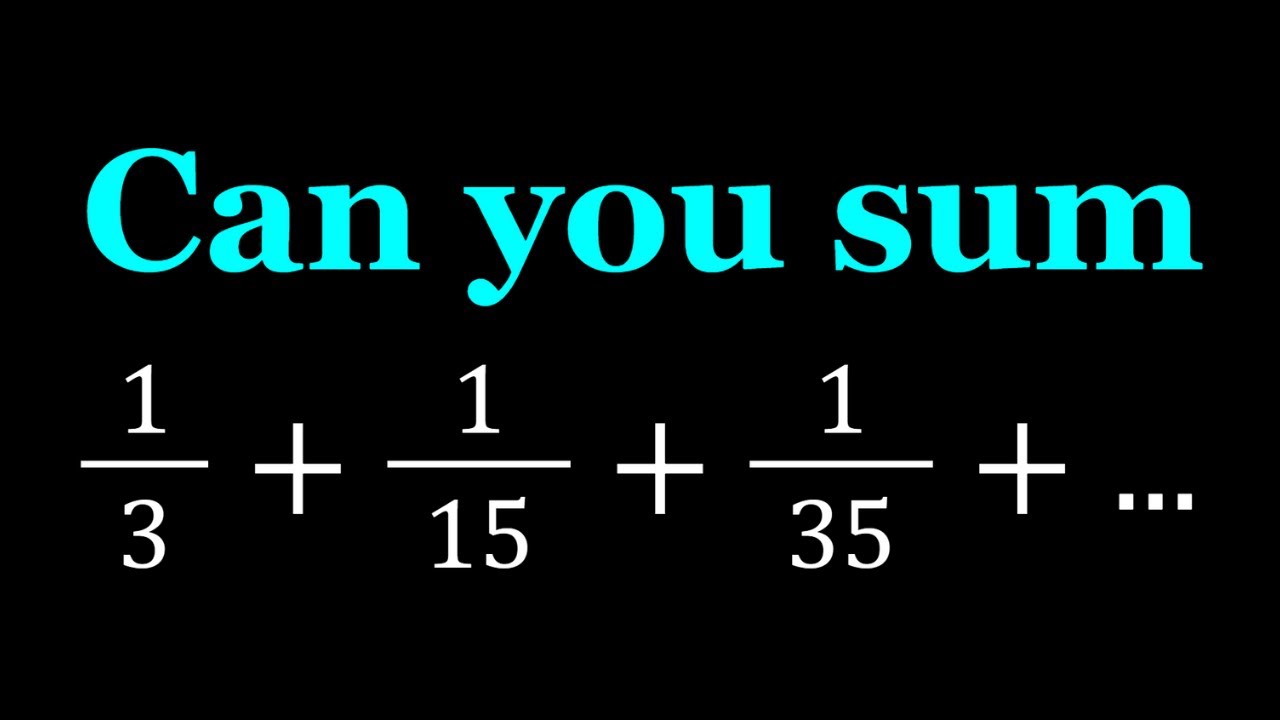 This is NOT a Finite SERIES!