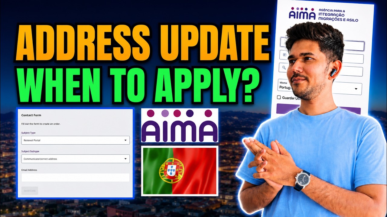 When to Change Address in AIMA? 🇵🇹 | TRC Renewal Portugal | AIMA address update | AIMA Update 2026