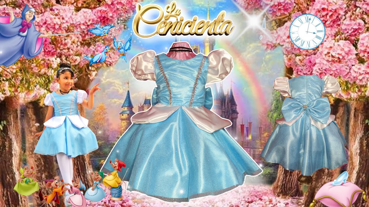 Cómo hacer vestido de Cinderella, Cenicienta 