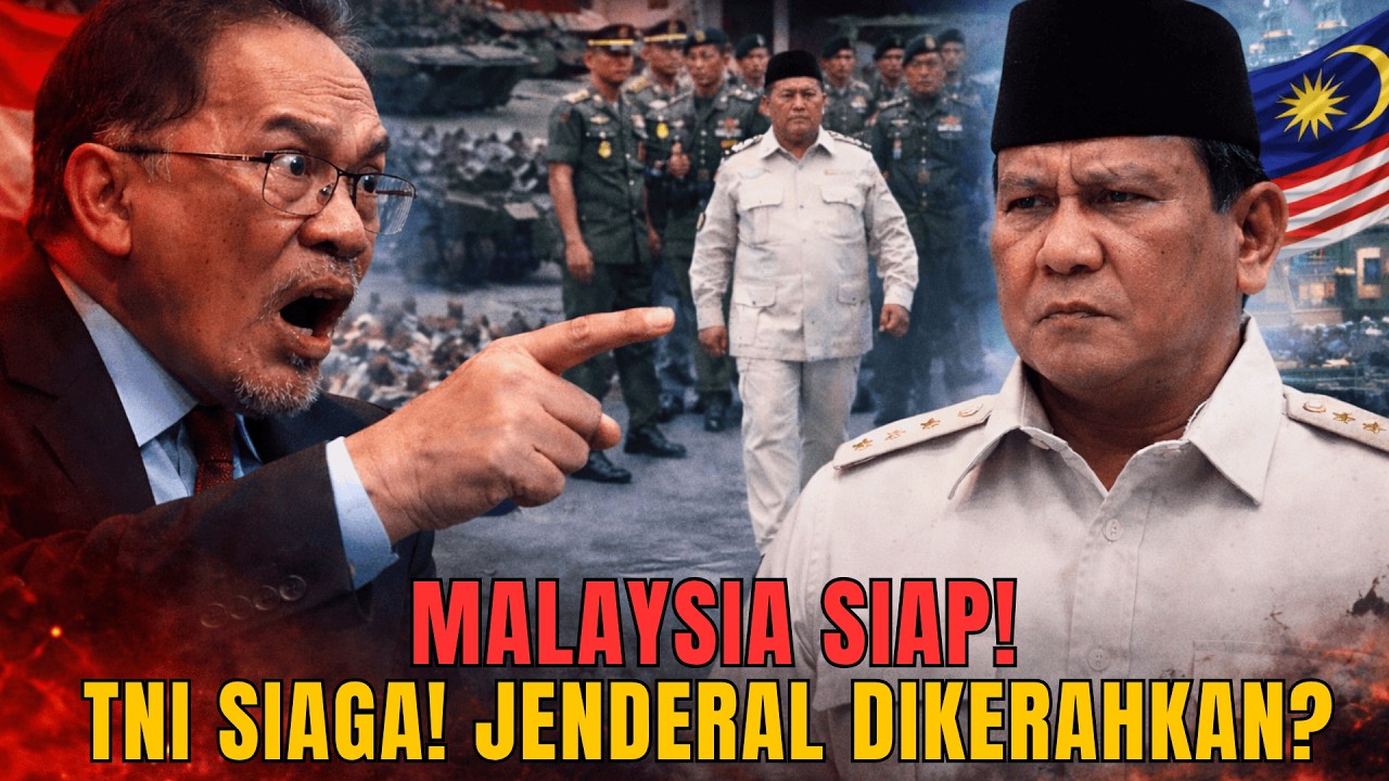 “Rapat Tertutup Tengah Malam! Prabowo Kumpulkan Para Jenderal, Ada Apa dengan Malaysia?”