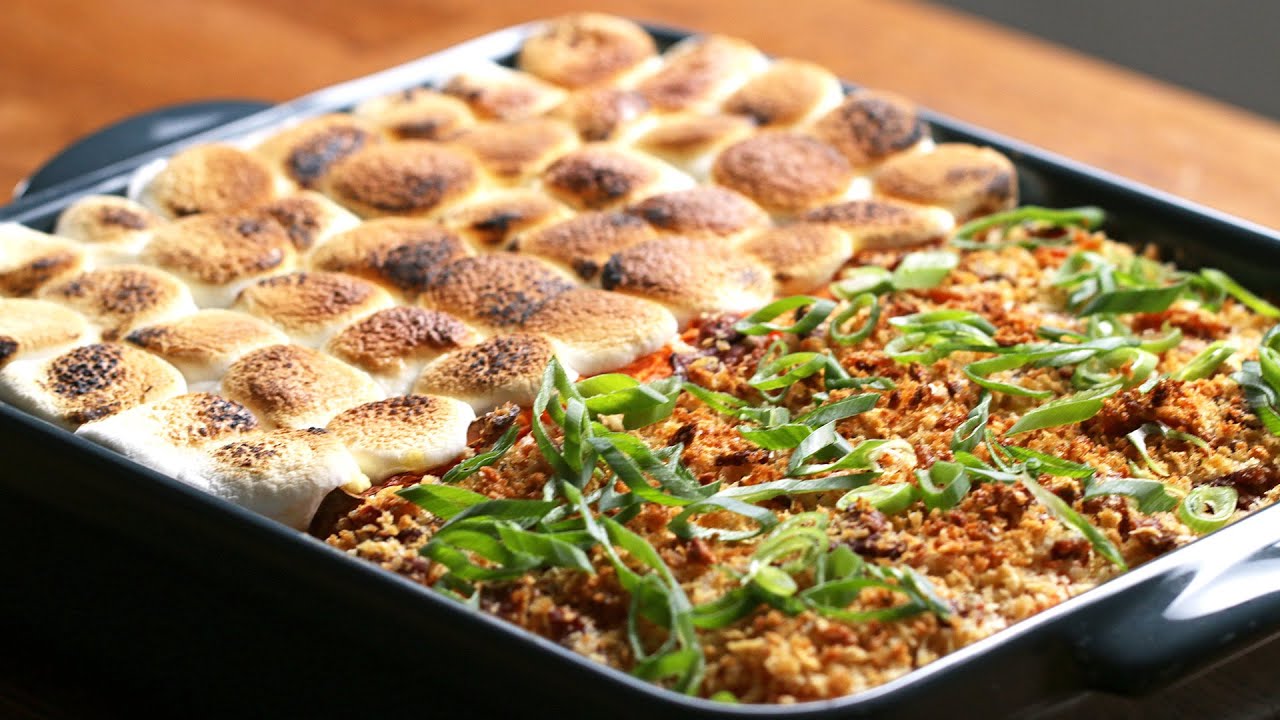 Sweet & Savory Sweet Potato Casserole
