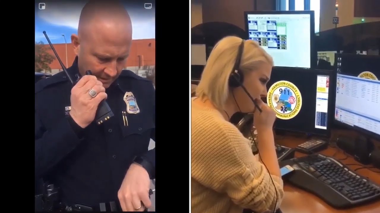 Cop Retiring After 25 Years Gives Final Call to Dispatcher Daughter