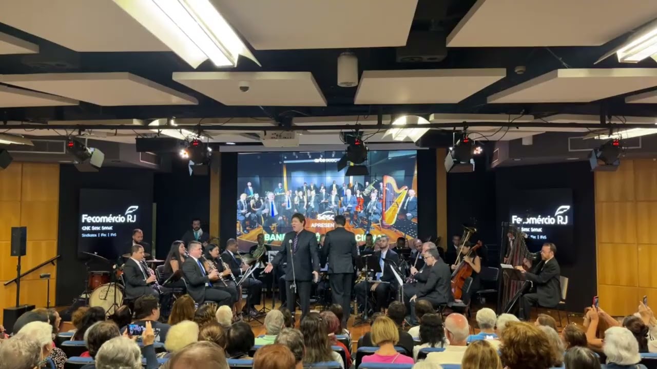 ( Bis) O Sole Mio - Banda Sinfônica Nacional - Tenor Wladimir Cabanas 